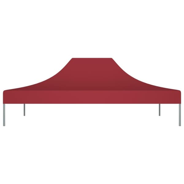 vidaXL Juhlateltan katto 4x3 m viininpunainen 270 g/m² -  Katosten & huvimajojen irtokatot