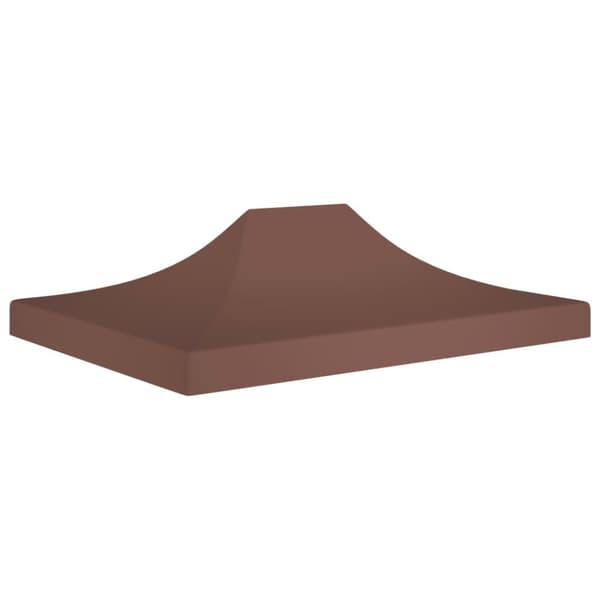 vidaXL Juhlateltan katto 4x3 m ruskea 270 g/m² -  Katosten & huvimajojen irtokatot