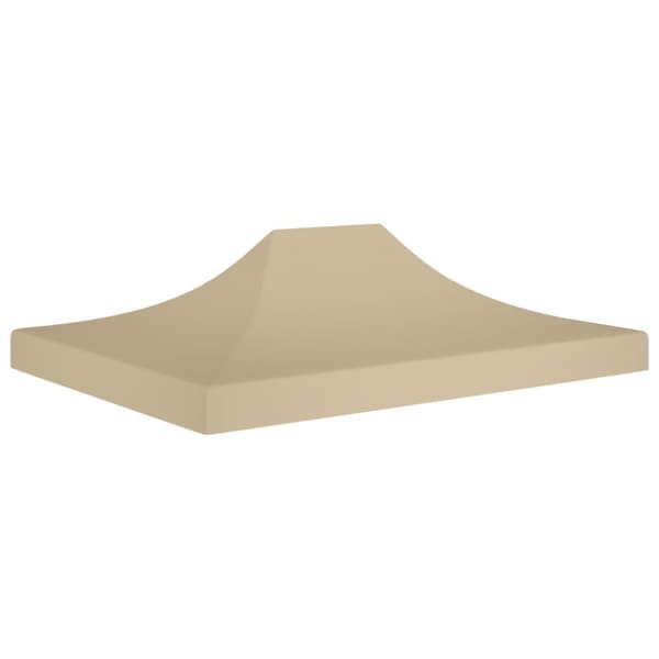vidaXL Juhlateltan katto 4x3 m beige 270 g/m² -  Katosten & huvimajojen irtokatot