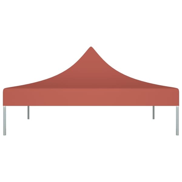 vidaXL Juhlateltan katto 3x3 m terrakotta 270 g/m² -  Katosten & huvimajojen irtokatot
