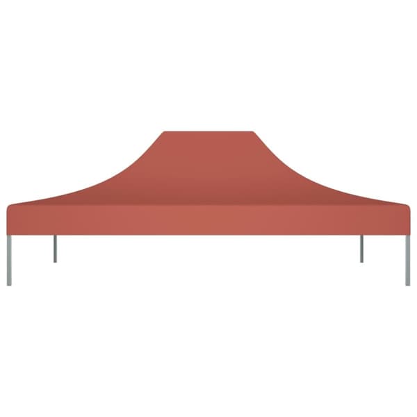 vidaXL Juhlateltan katto 4x3 m terrakotta 270 g/m² -  Katosten & huvimajojen irtokatot
