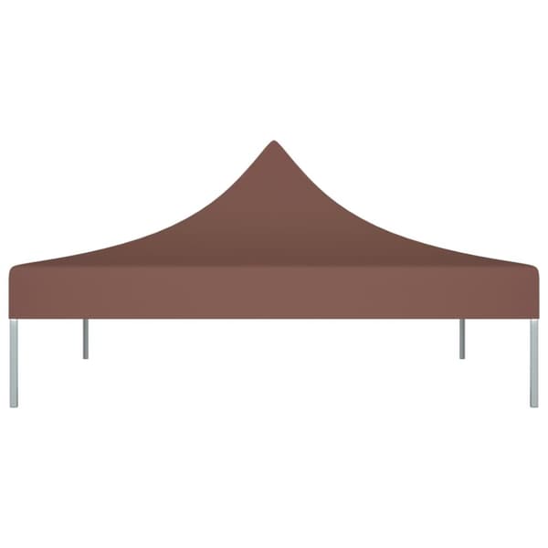 vidaXL Juhlateltan katto 3x3 m ruskea 270 g/m² -  Katosten & huvimajojen irtokatot
