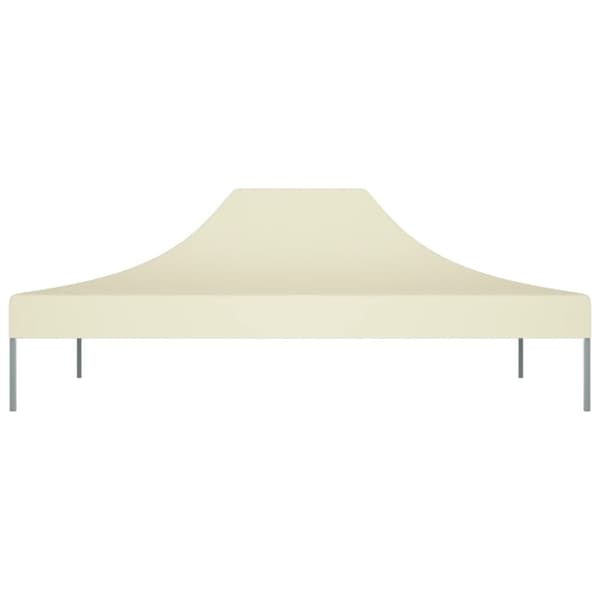 vidaXL tag til festtelt 4x3 m 270 g/m² cremefarvet -  Festtelte & havepavilloner – tage