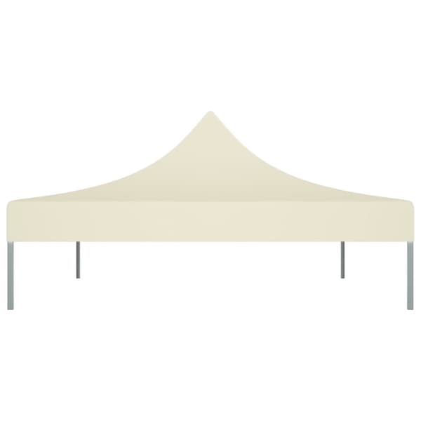 vidaXL tag til festtelt 4x3 m 270 g/m² cremefarvet -  Festtelte & havepavilloner – tage