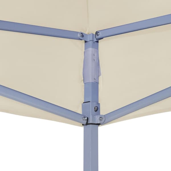 vidaXL tag til festtelt 4x3 m 270 g/m² cremefarvet -  Festtelte & havepavilloner – tage