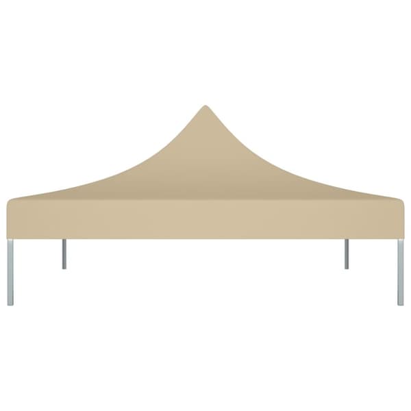 vidaXL tag til festtelt 2x2 m 270 g/m² beige -  Festtelte & havepavilloner – tage