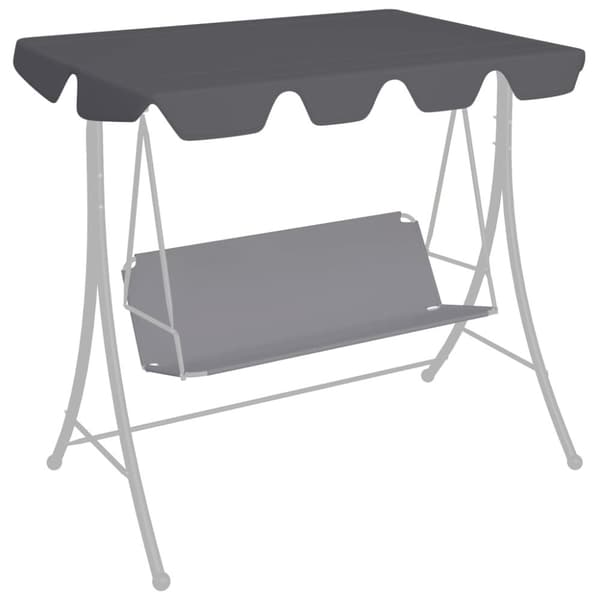 The Living Store Reservtak för hammock antracit 188/168x145/110cm -  Tak till partytält & lusthus