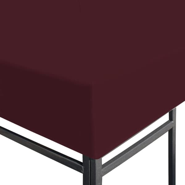 The Living Store Paviljongtak 310 g/m² 3x4 m vinröd - Tak till partytält & lusthus