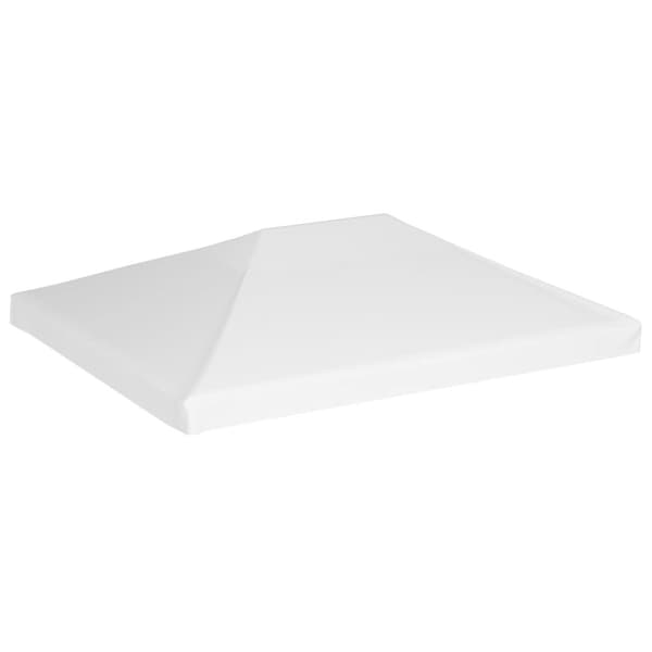 The Living Store Paviljongtak 270 g/m² 4x3 m vit - Tak till partytält & lusthus