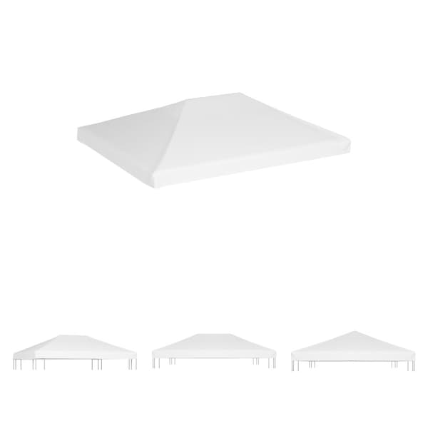 The Living Store Paviljongtak 270 g/m² 4x3 m vit - Tak till partytält & lusthus