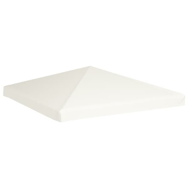The Living Store Huvimajan katto 310 g / m² 3x3 m kermanvalkoinen -  Katosten & huvimajojen irtokatot