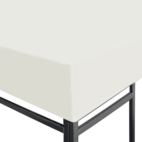 The Living Store Huvimajan katto 310 g / m² 3x3 m kermanvalkoinen -  Katosten & huvimajojen irtokatot