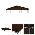 Pikkukuva 1 / 7: The Living Store Huvimajan katto 310 g / m² 3x3 m ruskea -  Katosten & huvimajojen irtokatot