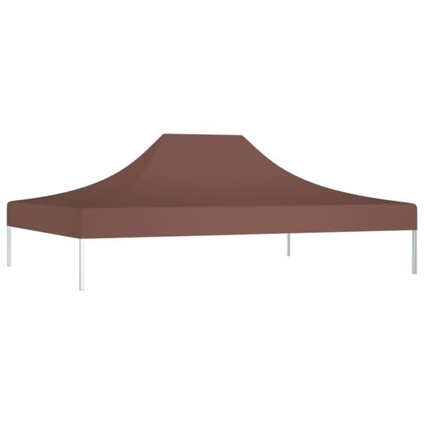 The Living Store Juhlateltan katto 4x3 m ruskea 270 g/m² -  Katosten & huvimajojen irtokatot