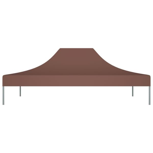 The Living Store Juhlateltan katto 4x3 m ruskea 270 g/m² -  Katosten & huvimajojen irtokatot