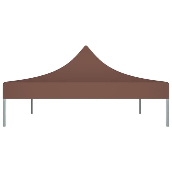The Living Store Juhlateltan katto 4x3 m ruskea 270 g/m² -  Katosten & huvimajojen irtokatot