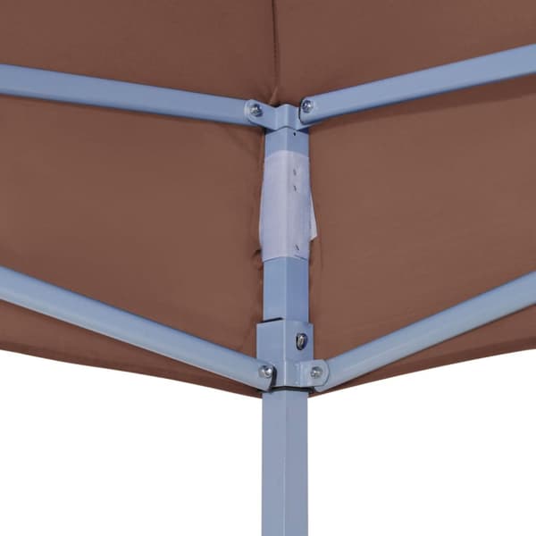 The Living Store Juhlateltan katto 4x3 m ruskea 270 g/m² -  Katosten & huvimajojen irtokatot