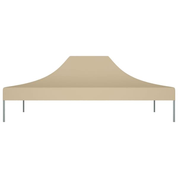 The Living Store Juhlateltan katto 4x3 m beige 270 g/m² -  Katosten & huvimajojen irtokatot
