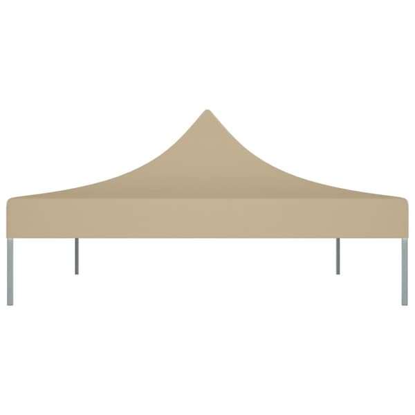 The Living Store Juhlateltan katto 4x3 m beige 270 g/m² -  Katosten & huvimajojen irtokatot