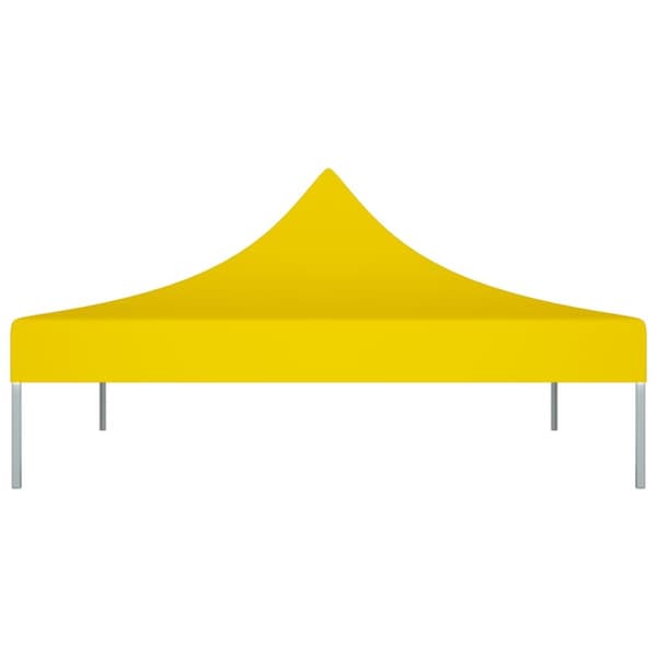 The Living Store Juhlateltan katto 3x3 m keltainen 270 g/m² -  Katosten & huvimajojen irtokatot