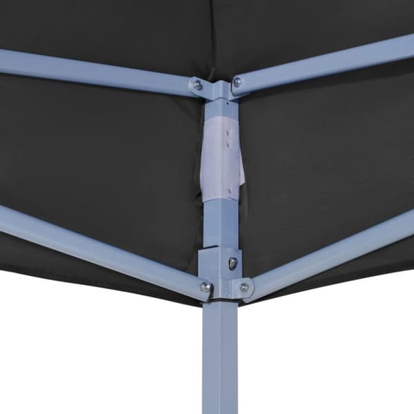 The Living Store Tak till partytält 3x3 m svart 270 g/m² - Tak till partytält & lusthus