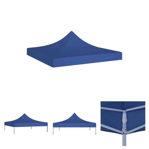 The Living Store Juhlateltan katto 2x2 m sininen 270 g/m² - Katosten & huvimajojen irtokatot
