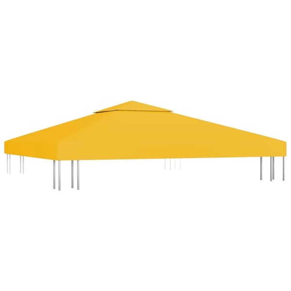 Katosten & huvimajojen irtokatot - Living 2-kerroksinen huvimajan katto 310 g/m² 3x3 m keltainen