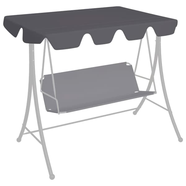 Tak till partytält & lusthus - Living Reservtak för hammock antracit 150/130x105/70cm