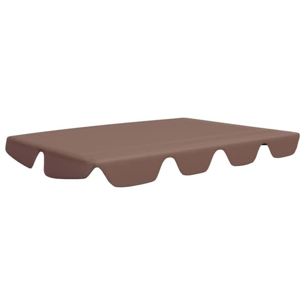 Festtelte & havepavilloner – tage - Living baldakin til havegynge 150/130x105/70 cm brun