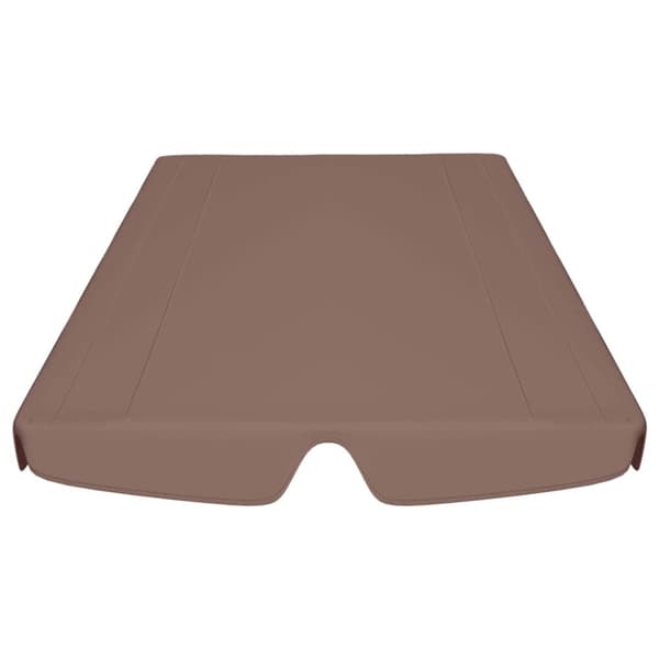 Festtelte & havepavilloner – tage - Living baldakin til havegynge 150/130x105/70 cm brun