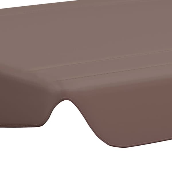 Festtelte & havepavilloner – tage - Living baldakin til havegynge 150/130x105/70 cm brun