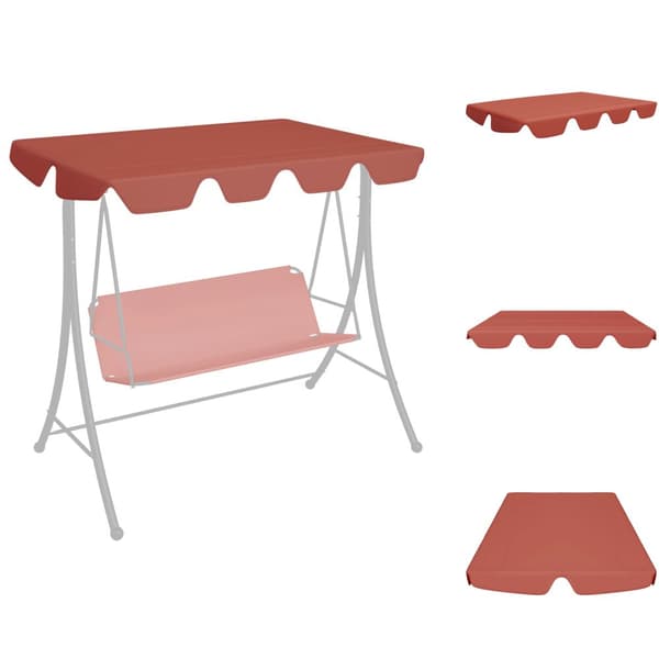 Tak till partytält & lusthus - Living Reservtak för hammock terrakotta 188/168x145/110cm