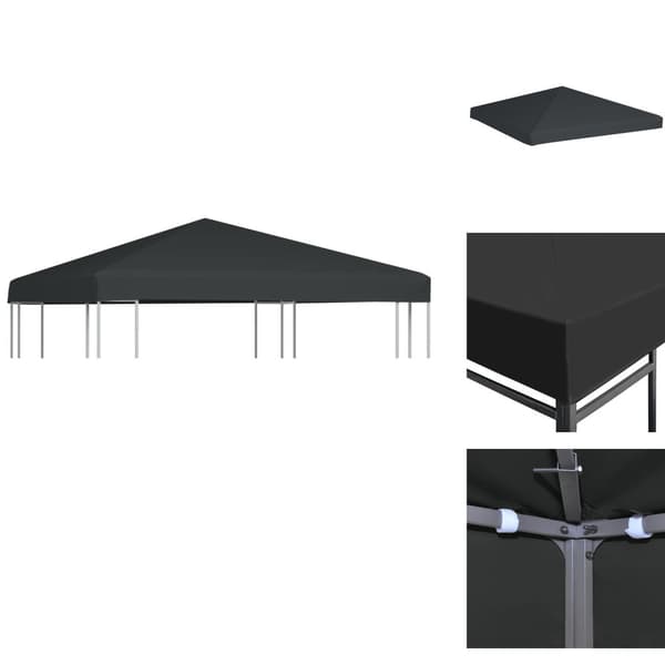 Katosten & huvimajojen irtokatot - Living Huvimajan katto 310 g / m² 3x3 m harmaa
