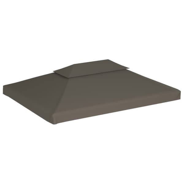Katosten & huvimajojen irtokatot - Living Huvimajan katto 2 kerrosta 310 g / m² 4x3 m harmaanruskea