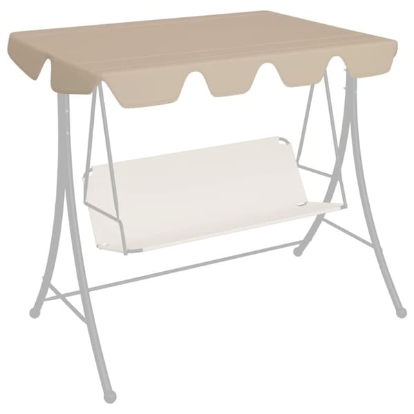 Tak till partytält & lusthus - Living Reservtak för hammock beige 150/130x105/70 cm
