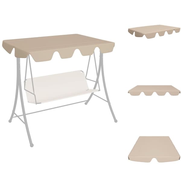Tak till partytält & lusthus - Living Reservtak för hammock beige 150/130x105/70 cm