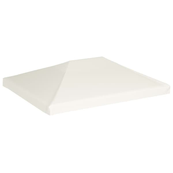 Festtelte & havepavilloner – tage - Living pavillontopdække 310 g/m² 4 x 3 m cremehvid