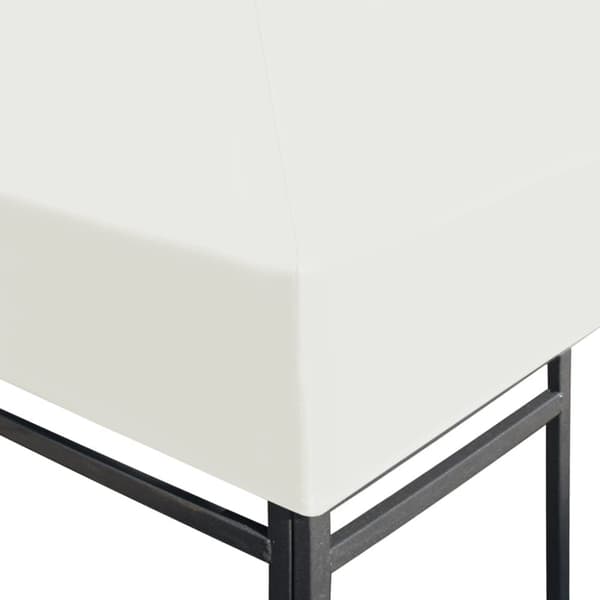 Festtelte & havepavilloner – tage - Living pavillontopdække 310 g/m² 4 x 3 m cremehvid