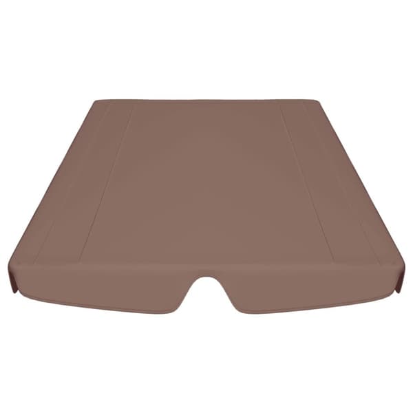Tak till partytält & lusthus - Living Reservtak för hammock brun 188/168x145/110 cm