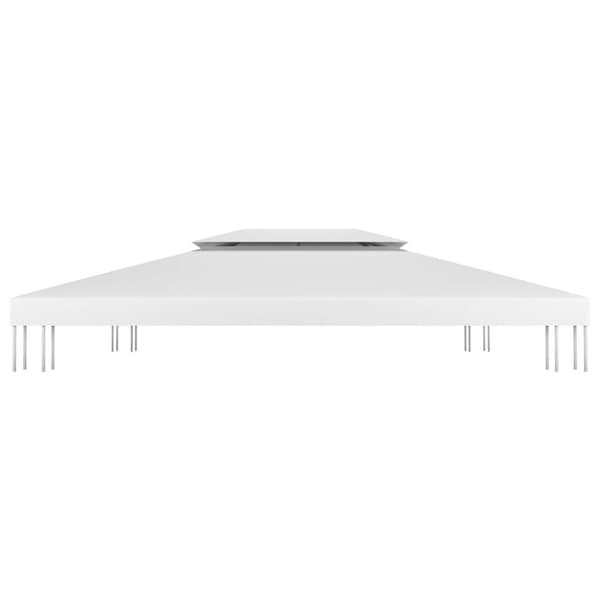 Katosten & huvimajojen irtokatot - Living 2-kerroksinen huvimajan katto 310 g/m² 4x3 m valkoinen