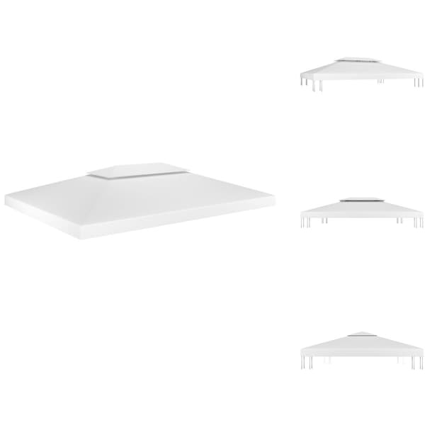 Katosten & huvimajojen irtokatot - Living 2-kerroksinen huvimajan katto 310 g/m² 4x3 m valkoinen