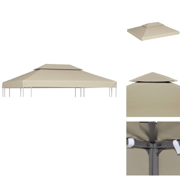 Katosten & huvimajojen irtokatot - Living Huvimajan vaihtokatto 310 g/m² Beige 3 x 4 m