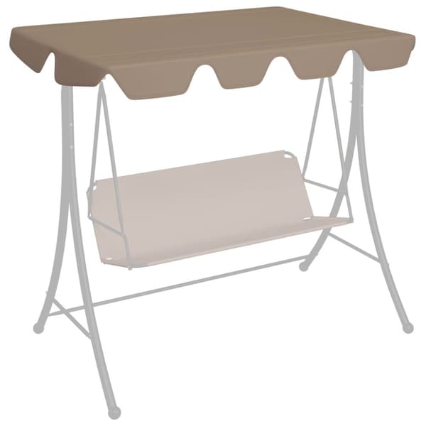 Tak till partytält & lusthus - Living Reservtak för hammock taupe 188/168x145/110 cm