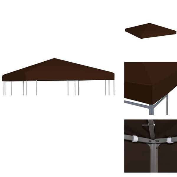 Katosten & huvimajojen irtokatot - Living Huvimajan katto 310 g / m² 3x3 m ruskea