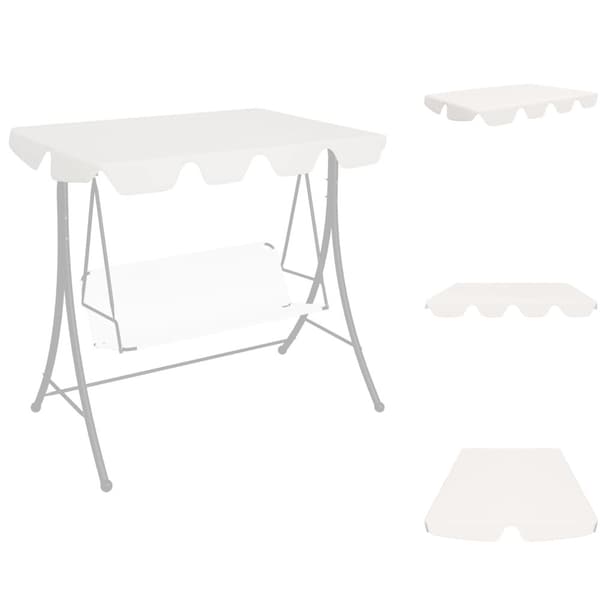 Tak till partytält & lusthus - Living Reservtak för hammock vit 188/168x145/110 cm