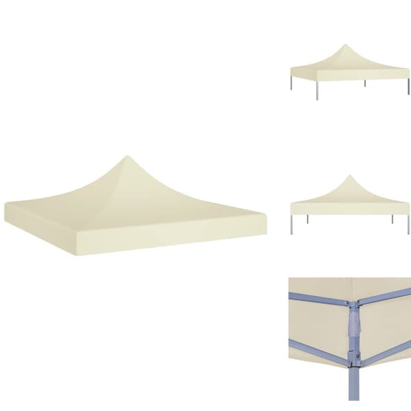 Tak till partytält & lusthus - Living Tak till partytält 2x2 m gräddvit 270 g/m²
