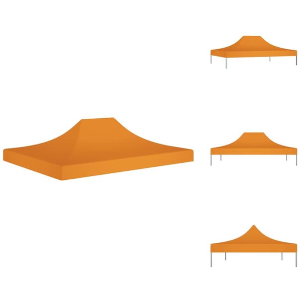 Katosten & huvimajojen irtokatot - Living Juhlateltan katto 4x3 m oranssi 270 g/m²