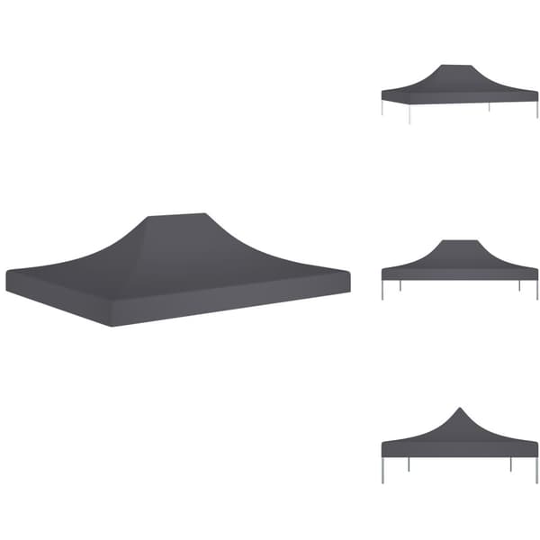 Tak till partytält & lusthus - Living Tak till partytält 4x3 m antracit 270 g/m²