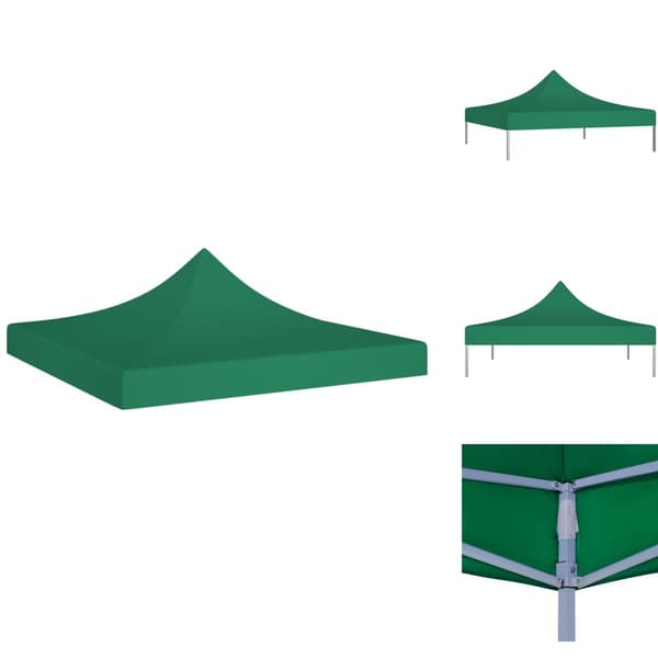 Festtelte & havepavilloner – tage - Living tag til festtelt 3x3 m 270 g/m² grøn
