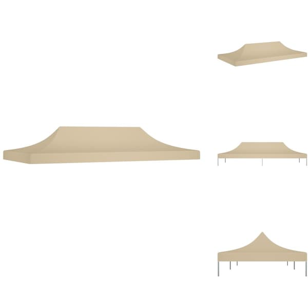 Katosten & huvimajojen irtokatot - Living Juhlateltan katto 6x3 m beige 270 g/m²